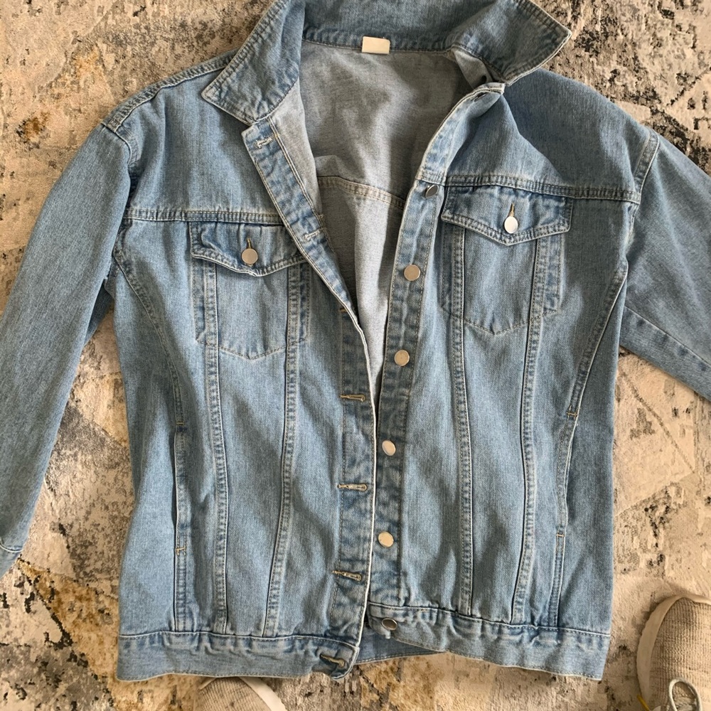 Oversized denim jacket